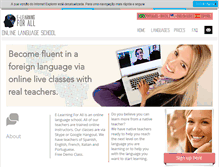 Tablet Screenshot of elearningforall.org